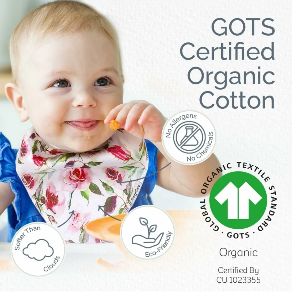 Soft Waterproof Baby Bibs for Girls and Boys